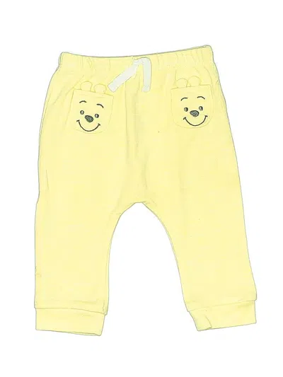 Pre-owned Disney Baby Babies' Casual Pants In Yellow