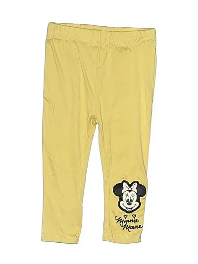 Pre-owned Disney Baby Kids' Casual Pants In Yellow