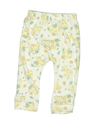 Pre-owned Disney Baby Babies' Casual Pants In Yellow