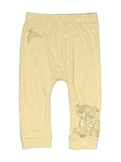 Pre-owned Disney Baby Babies' Casual Pants In Yellow