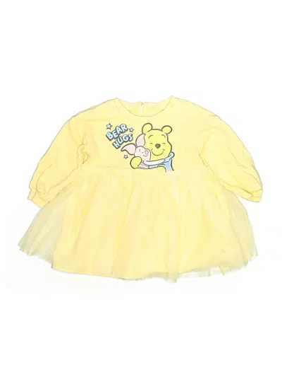 Pre-owned Disney Baby Kids' Dress In Yellow