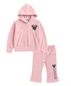 Disney Baby Girls 2-piece Minnie Top And Pants Set In Pink