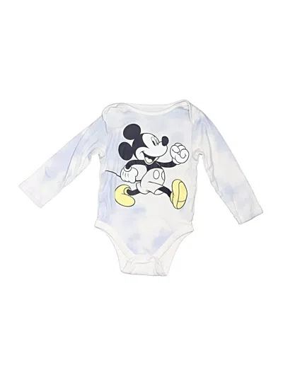 Pre-owned Disney Baby Kids' Long Sleeve Onesie In Silver