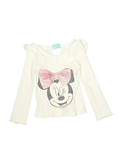 Pre-owned Disney Baby Babies' Long Sleeve T-shirt In Ivory