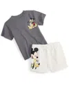 DISNEY BABY MICKEY MOUSE & PLUTO 2-PC. GRAPHIC T-SHIRT & SHORTS SET