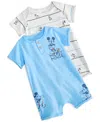DISNEY BABY MICKEY MOUSE PRINTED ROMPERS, PACK OF 2