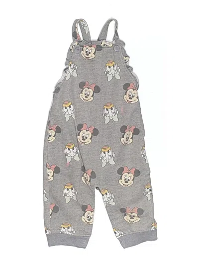 Pre-owned Disney Baby Kids' Overalls In Gray