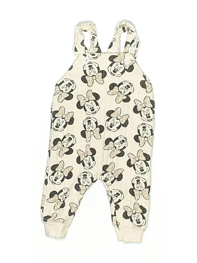 Pre-owned Disney Baby Babies' Overalls In Ivory