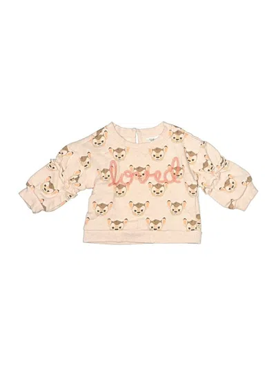 Pre-owned Disney Baby Kids' Pullover Sweater In Gold