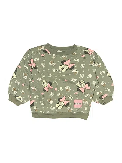 Pre-owned Disney Baby Kids' Pullover Sweater In Green