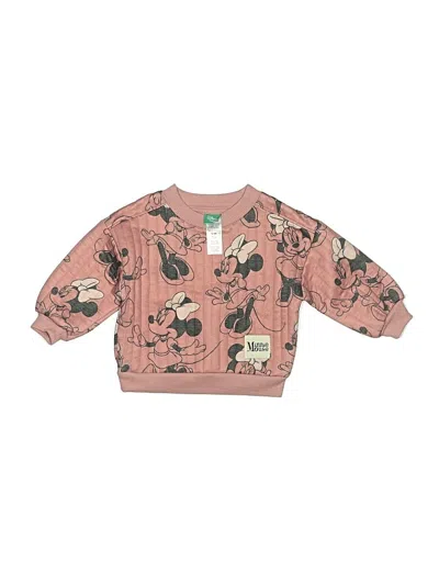 Pre-owned Disney Baby Babies' Pullover Sweater In Pink