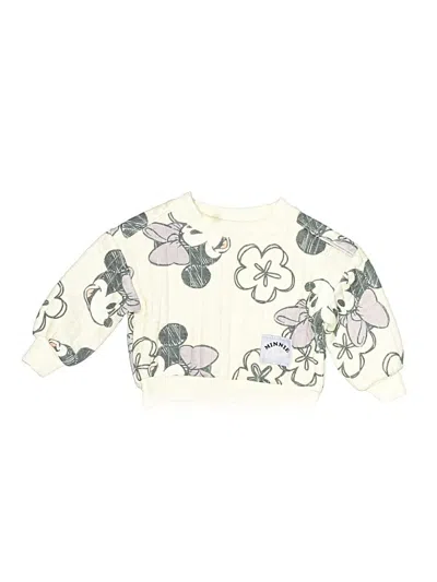 Pre-owned Disney Baby Babies' Pullover Sweater In White