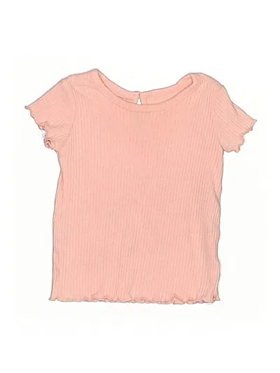 Pre-owned Disney Baby Babies' Short Sleeve T-shirt In Pink