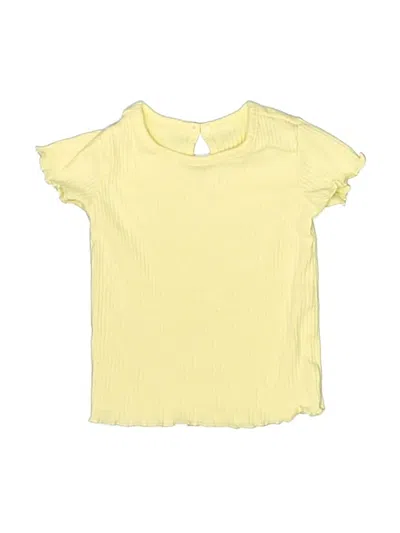 Pre-owned Disney Baby Babies' Short Sleeve T-shirt In Yellow