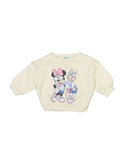 Pre-owned Disney Baby Babies' Sweatshirt In Ivory