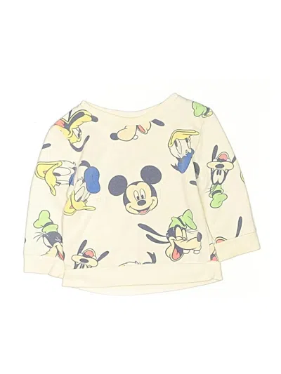 Pre-owned Disney Baby Kids' Sweatshirt In Ivory