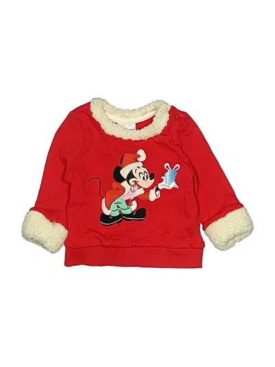 Pre-owned Disney Baby Babies' Sweatshirt In Red