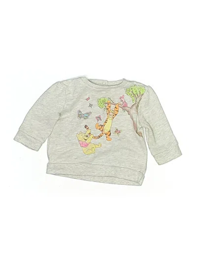 Pre-owned Disney Baby Babies' Sweatshirt In Silver