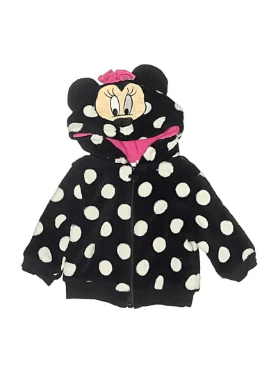 Pre-owned Disney Baby Babies' Zip Up Hoodie In Black
