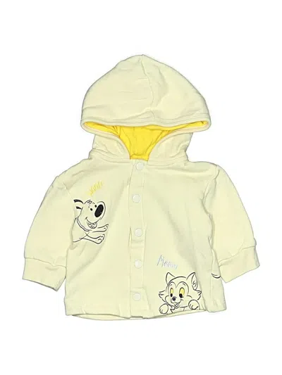 Pre-owned Disney Baby Babies' Zip Up Hoodie In Yellow
