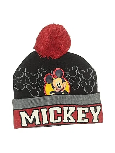 Pre-owned Disney Kids' Beanie Hat In Black