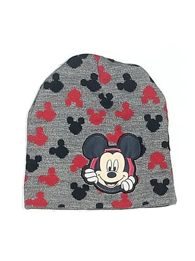 Pre-owned Disney Kids' Beanie Hat In Gray