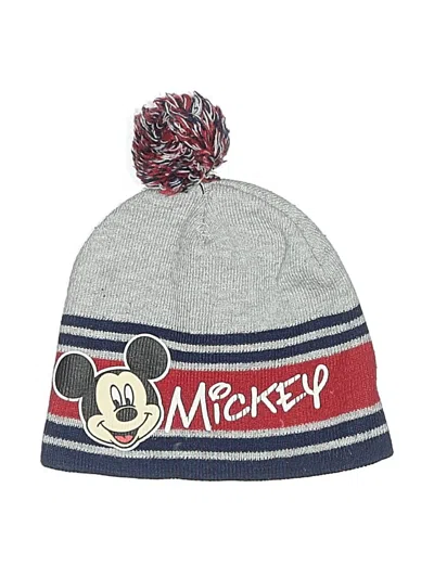 Pre-owned Disney Kids' Beanie Hat In Gray
