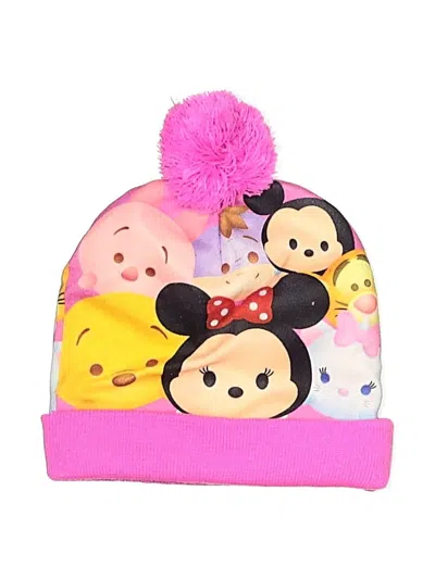 Pre-owned Disney Kids' Beanie Hat In Pink