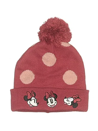Pre-owned Disney Kids' Beanie Hat In Pink