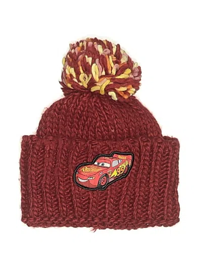 Pre-owned Disney Kids' Beanie Hat In Red