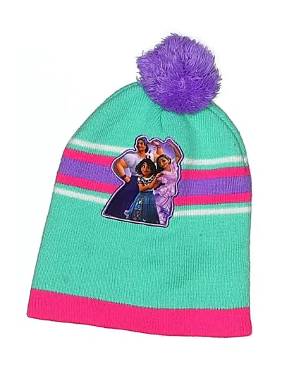 Pre-owned Disney Kids' Beanie Hat In Teal