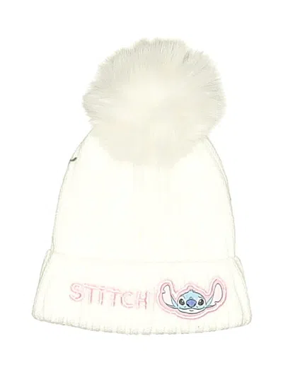 Pre-owned Disney Babies' Beanie Hat In White