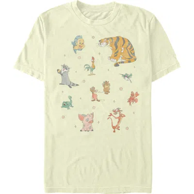 Disney Besties Forever Short Sleeve Graphic T-shirt In Beige