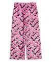 Disney Big Girls Mickey And Minnie Plush Lounge Pant In Red