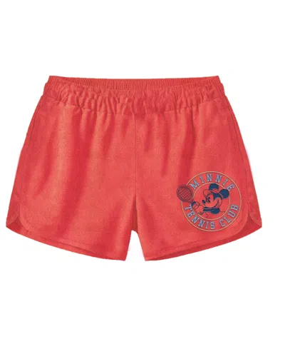 Disney Kids' Big Girls Minnie French Terry Short