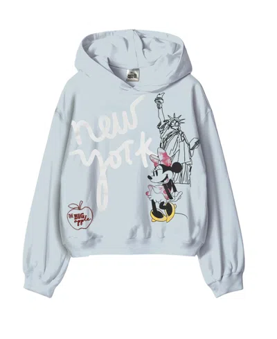 Disney Kids' Big Girls Minnie New York Hoodie In Blue