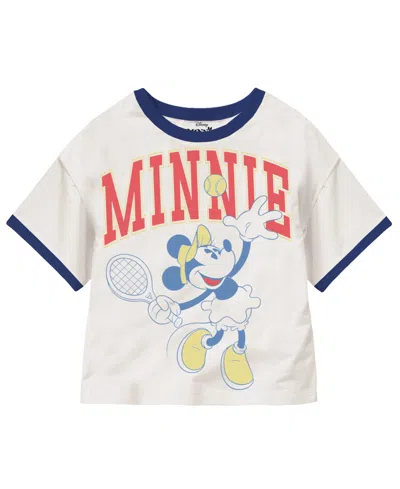 Disney Kids' Big Girls Minnie Short Sleeve Tennis T-shirt