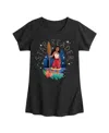 Disney Big Girls Moana 2 Star Reader Graphic Short Sleeve Tee In Black