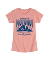 Disney Big Girls Moana 2 Welcome To Motunui Graphic Short Sleeve Tee In Pink