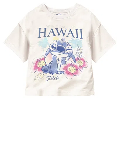 Disney Kids' Big Girls Stitch Short Sleeve Kauai Chief Value Cotton T-shirt