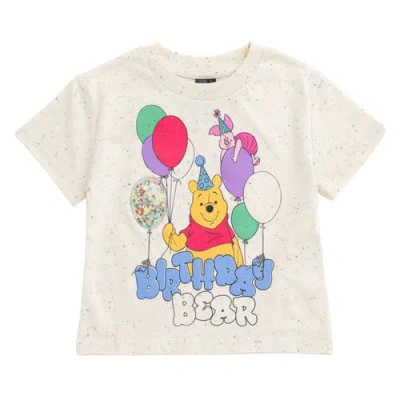 Disney Kids'  Birthday T-shirt In White