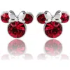 Disney Birthstone Stud Earrings In Red