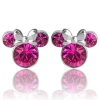 Disney Birthstone Stud Earrings In Orange