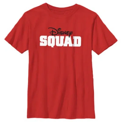 Disney Kids' Boy's  Squad Graphic T-shirt In Red