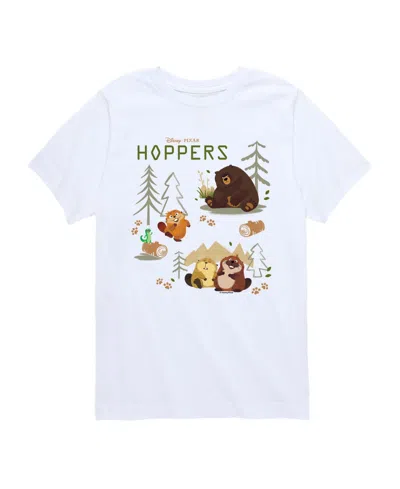 Disney Kids' Boys' 8-20 Hoppers Forest Animals Youth Graphic T-shirt In White