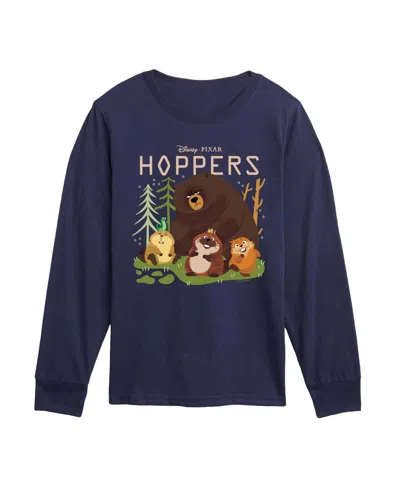 Disney Kids' Boys' 8-20 Long-sleeve Graphic T-shirt In Blue