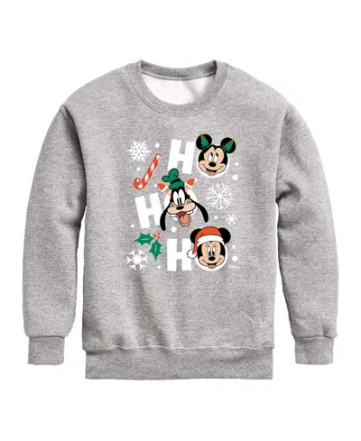 Disney Kids' Boys' 8-20 Mickey And Friends Graphic Long-sleeve Sweatshirt In Gray