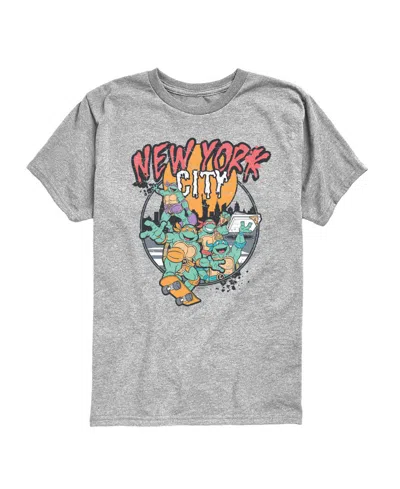 Disney Boys' 8-20 Teenage Mutant Ninja Turtles Graphic T-shirt In Gray