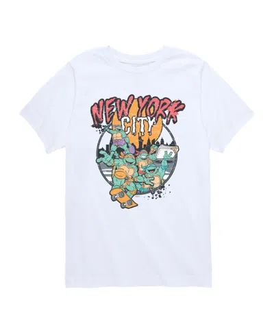 Disney Boys' 8-20 Teenage Mutant Ninja Turtles Graphic T-shirt In White