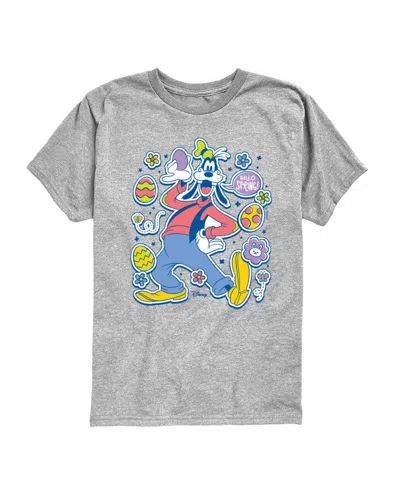 Disney Babies' Boys' Toddler 2t-5t Easter Stickers Short-sleeve Graphic T-shirt In Gray